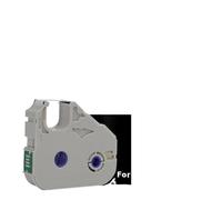 SErgcrFXb Puty PT1010 Numero della linea di filo Ribbons PT-10bk PT-10WE ID impermeabile Shrink di calore Strumento di codifica in carbonio tubo PVC Compatibile compatibile(PT-10WE)