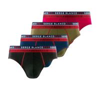 Serge Blanco Confezione da 4 Slip Boxer a Pantaloncino, Fre2/A, L Uomo