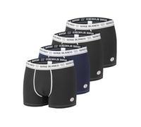 Serge Blanco Mutande Boxer Uomo Cotone, Set da 4, Nero CL1A (2XL)