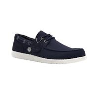 Serge Blanco Scarpe da Barca Socoa in Maglia Stretch - Moda Uomo, Blu marino, 43 EU