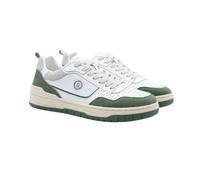 Serge Blanco Sneaker Vernaz bicolore - scarpa - basket uomo, Verde oliva, 43 EU