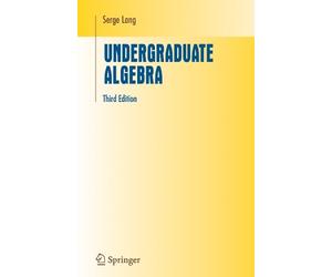 Serge Lang Undergraduate Algebra (Copertina rigida)