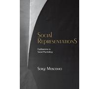 Serge Moscovici Social Representations (Tascabile)