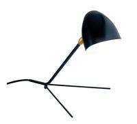Serge Mouille Cocotte Lampada da Tavolo Nero e Ottone