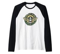 Sergeant Major - Forze Armate Aquila E Stelle Design Maglia con Maniche Raglan