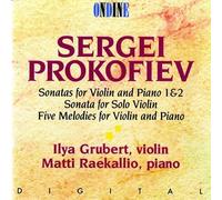 SERGEI PROKOFIEV Prokofiev: Sonatas for Violin and Piano, Etc. (CD)