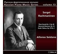 Sergei Rachmani Sergei Rachmaninov: Piano Sonata No. 1, Op. 28/Moments Musi (CD)