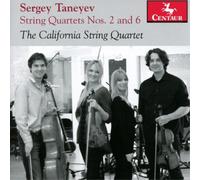 Sergei Taneyev Sergey Taneyev: String Quartets Nos. 2 and 6 (CD) Album