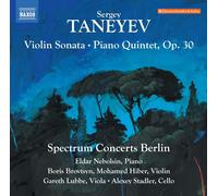Sergei Taneyev Sergey Taneyev: Violin Sonata/Piano Quintet, Op. 30 (CD) Album