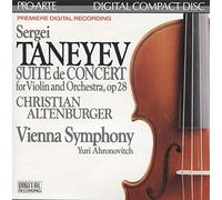Sergei Taneyev Suite de Concert fo Violin and Orchestra,op 28