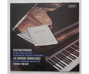 Sergei Vasilyevich Rachmaninoff - Vladimir Ashkenazy, The London Symphony Orchestra, André Previn - Piano Concerto No. 4; Rhapsody On A Theme Of Paganini