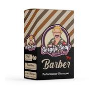 Sergejs Soap | Barber Pro - Performance Shampoo | Shampoo solido | Rafforza e nutre i capelli e il cuoio capelluto | Cosmetici naturali | fava tonka