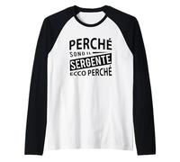 Sergente Militare Italiano - perché Sono Il Sergente perché Maglia con Maniche Raglan