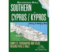 Sergio Mazitto Southern Cyprus / Kypros Hiking & Walking Map 1 (Tascabile)