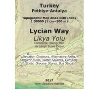 Sergio Mazitto Turkey Fethiye-Antalya Topographic Map Atlas with Ind (Tascabile)