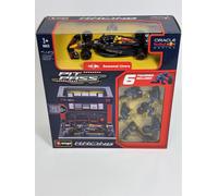 Sergio Perez #11 Red Bull Pit Pass Diorama Con RB20 1:43 Bburago 38453P