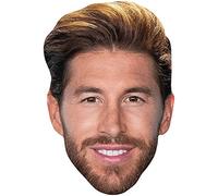 Sergio Ramos (Beard) Maschere di persone famose, facce di cartone