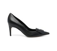 Sergio Rossi - Décolleté in Pelle Nera con Tacco - - Shoes - Donna - Nero - 36 EU