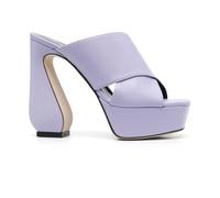Sergio Rossi - Mules Eleganti per Donne - - Shoes - Donna - Viola - 39 EU
