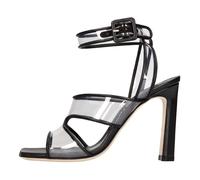 Sergio Rossi - Sandali in pelle e plexi - - Shoes - Donna - Nero - 37 1/2 EU
