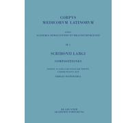 Sergio Sconocchia Scribonii Largi Compositiones (Copertina rigida)