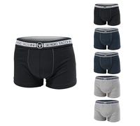 SERGIO TACCHINI - 6 BOXER UOMO COTONE ELASTICIZZATO BIANCO NERO GRIGIO BLU B9000