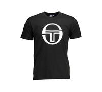 Sergio Tacchini Black Cotton Men T-Shirt - XL