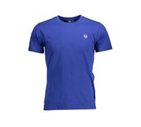 Sergio Tacchini Blu Cotton Men T-Shirt - XL