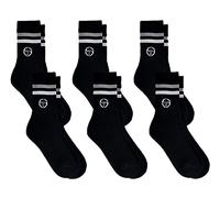 Sergio Tacchini Calzini da Uomo Tennis Pacco da 6 paia Nero 43/46