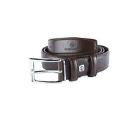 Sergio Tacchini Cintura Uomo Esterno PU Interno Pelle, Fibbia Nickel Free