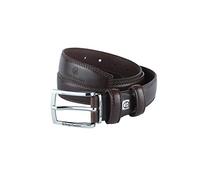 Sergio Tacchini Cintura Uomo Esterno PU Interno Pelle, Fibbia Nickel Free