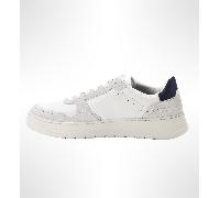 Sergio Tacchini Court Classic Mp - Sneakers uomo in pelle e suede - Bianco/Rosso , 44