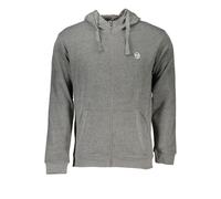 Sergio Tacchini Grigio Cotton Men's Hooded Sweatshirt - XL