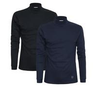 Sergio Tacchini Maglia Collo Alto Uomo Maglia Lupetto Caldo Cotone
