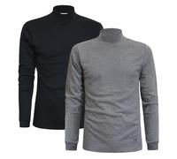 Sergio Tacchini Maglia Collo Alto Uomo Maglia Lupetto Caldo Cotone