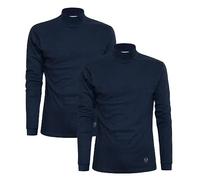 Sergio Tacchini Maglia Lupetto Uomo Caldo Cotone, 2pz Blu L