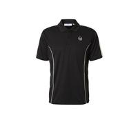 Sergio Tacchini Maglietta 'Egeo' nero / bianco Uomo Sergio Tacchini XXL