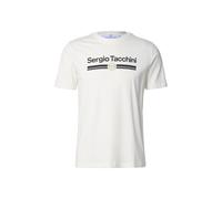 Sergio Tacchini Maglietta 'Marchio' nero / bianco Uomo Sergio Tacchini XL