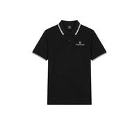 Sergio Tacchini Maglietta 'Reed 025 Co' nero / bianco Uomo Sergio Tacchini L