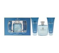 Sergio Tacchini Ocean Club - Set regalo per Eau De Toilette, 100 ml, gel doccia, 100 ml, balsamo dopobarba, 100 ml