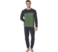 Sergio Tacchini Pigiama da Uomo in Cotone Interlock Art. 30B14 Antracite Melange M