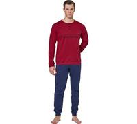 Sergio Tacchini Pigiama da Uomo in Cotone Interlock Art. 30B24 Rosso XL