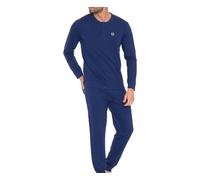 Sergio Tacchini Pigiama da Uomo in Jersey di Cotone, Art. 35B10 Navy M