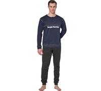 Sergio Tacchini Pigiama Invernale Uomo, Pigiama Uomo Caldo Cotone Limited Edition
