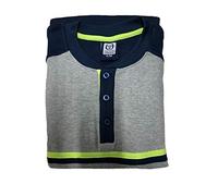 Sergio Tacchini Pigiama Uomo Invernale in Caldo Cotone Art. PG29330-AS1 col. E Mis. A Scelta Grigio XL