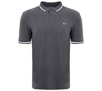 Sergio Tacchini Polo Stripe Iconic Grigio Scuro/Bianco 2
