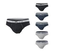 Sergio Tacchini Set 6 Paia Slip/Boxer Uomo Assortito Cotone Bielastico 9000/9001
