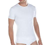 Sergio Tacchini, Set da 6 Magliette Intime Uomo in Cotone Elasticizzato Modello paricollo. Bianco Quinta