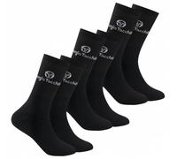 Sergio Tacchini Unisex Calzini da tennis 3 paia nero 93230732 nero 43-46
