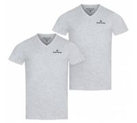 Sergio Tacchini Uomo Canotte a V Set da 2 grigio 39493336 gris S